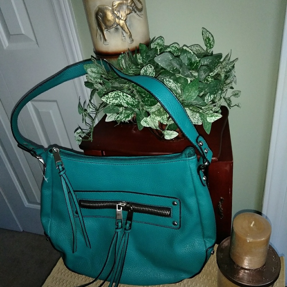 Turquoise Jaclyn Smith Purse